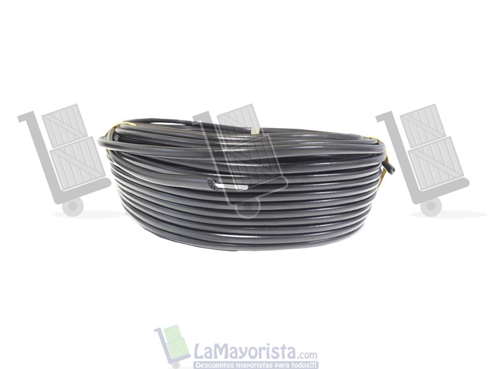Cable Aislado Calibre 14 (Rollo x 50 metros) Negro