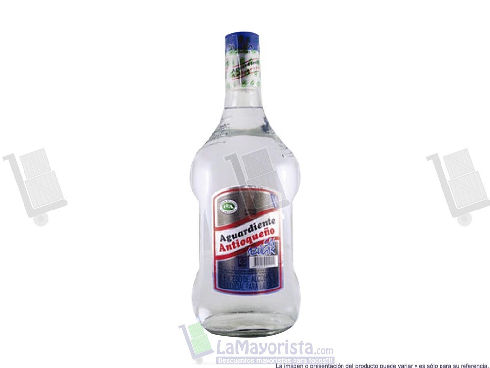 -Al por mayor- Aguardiente Antioqueño Sin Azucar Garrafa