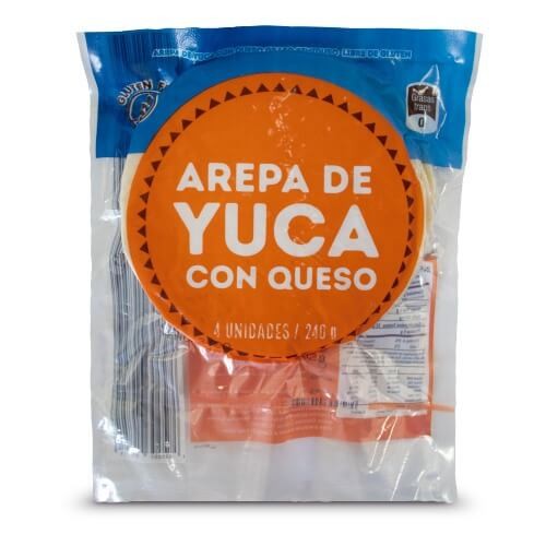 Arepa De Yuca Masmaí 4 Und – 240 G