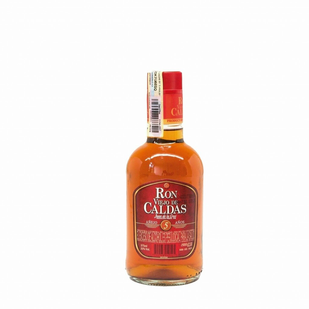 Ron Viejo de Caldas Añejo 5 años media 375 ml – Rones