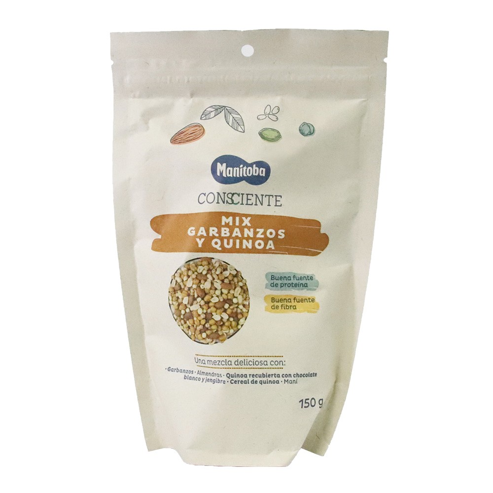 MIX GARBANZO Y QUINUA MANITOBA*150GR