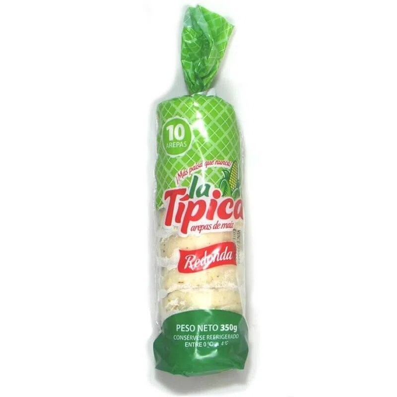 AREPA REDONDA LA TIPICA BLANCA X10 UNDS