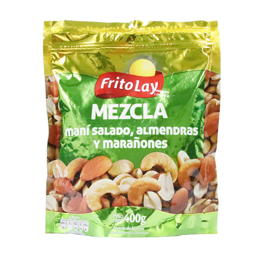 MEZCLA DE NUECES DOY PACK FRITOLAY*400GR