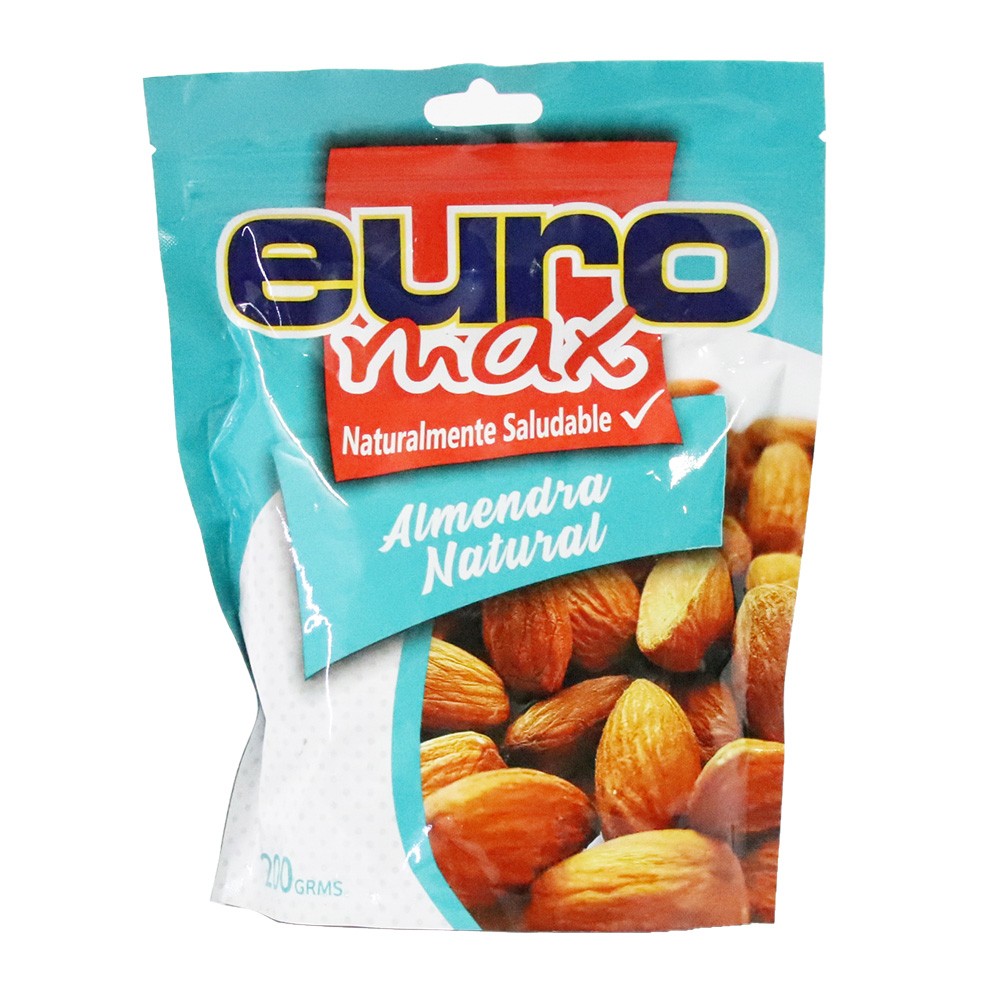 ALMENDRA NATURAL EUROMAX*200GR