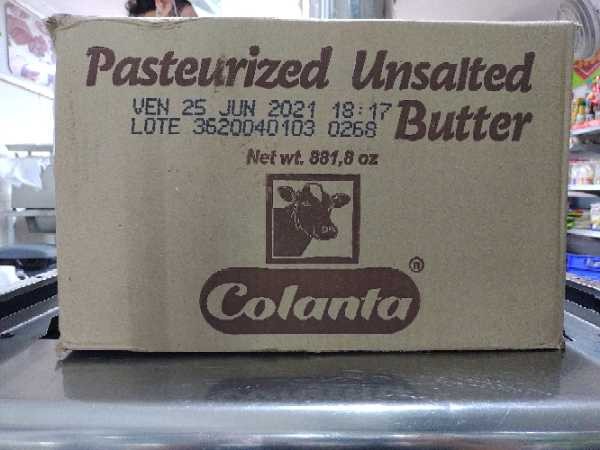 Mantequilla Granel Caja – 25000grs