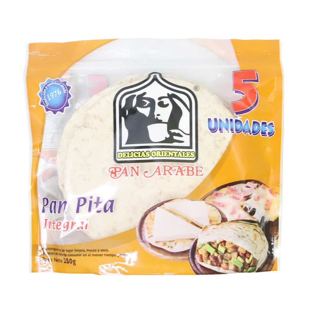 PAN ARABE INTEGRAL X5UNDS *250GR