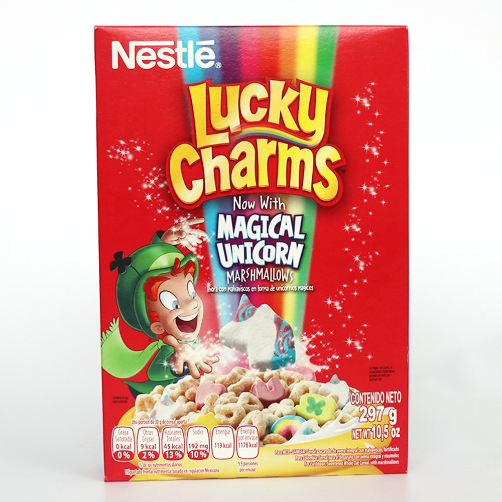 LUCKY CHARMS CEREAL*297GR