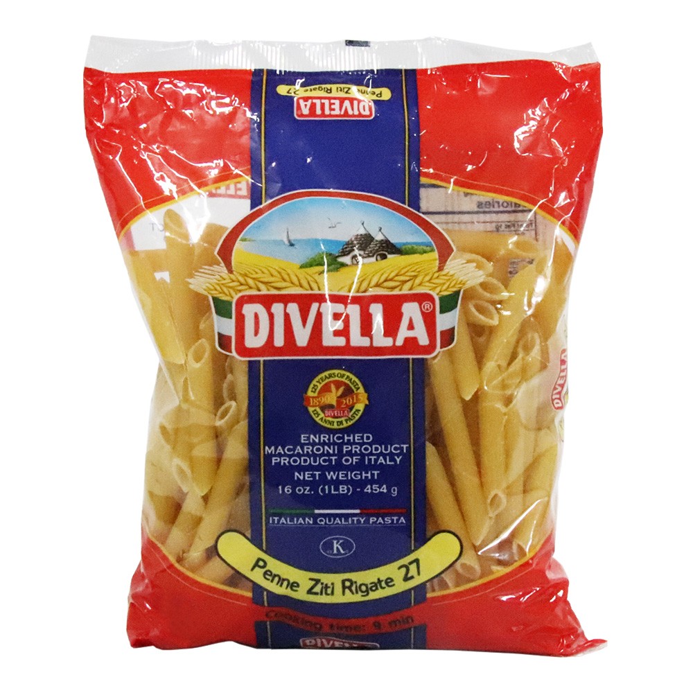 PASTA PENNE RIGATE DIVELLA x 454GR