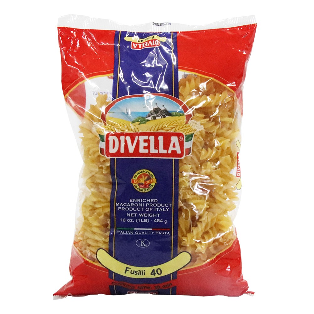 PASTA FUSILLI CORTO DIVELLA x 454GR