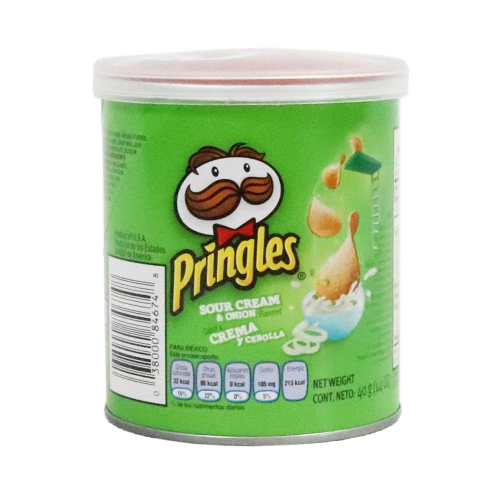 PAPAS PRINGLES CREMA CEBOLLA x 40 GR