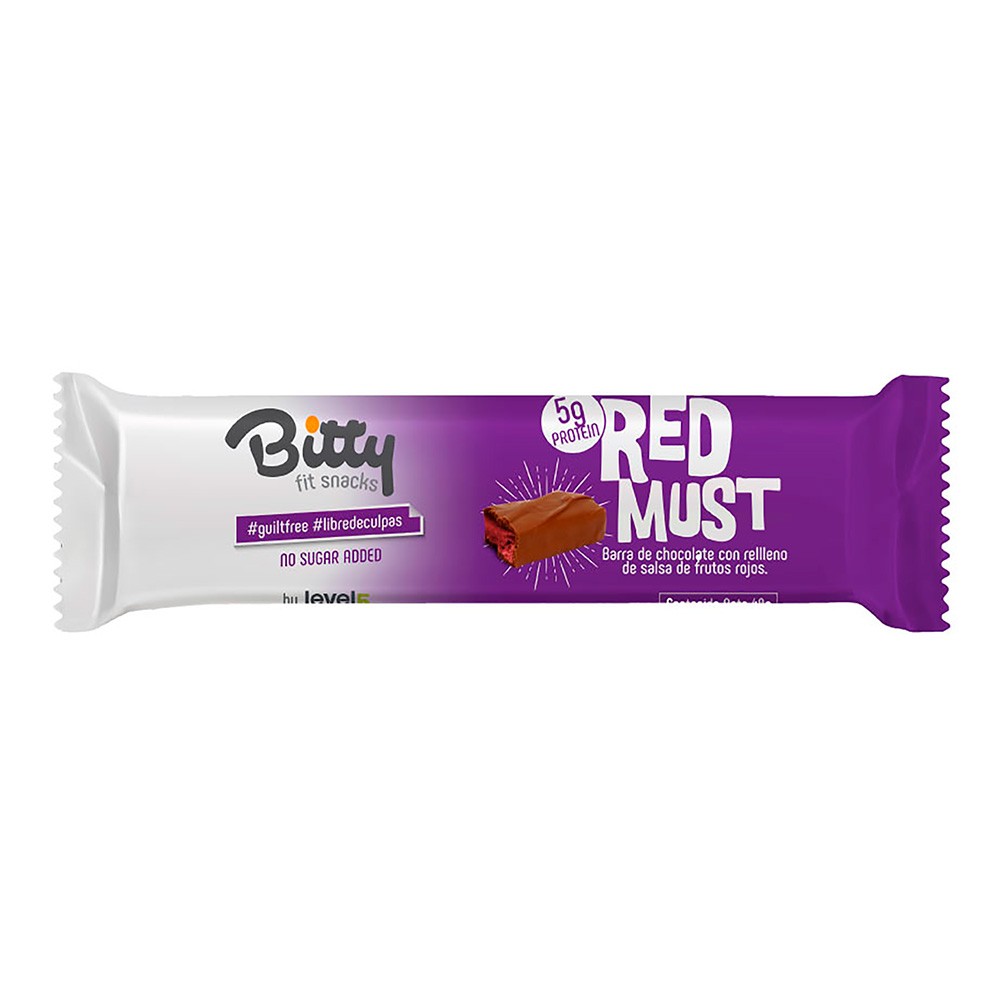 CHOCOLATINA RED MUST BITTY*40 GR