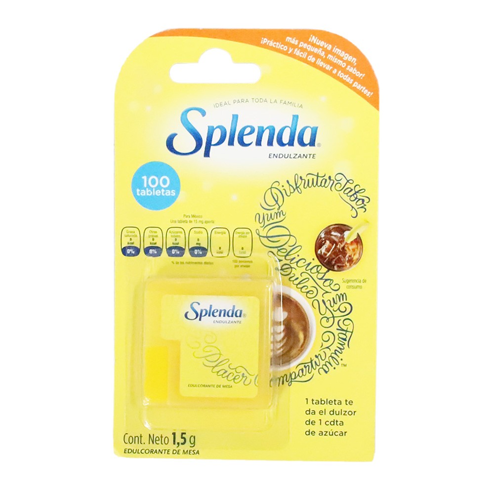 SPLENDA PASTILLA x 100 TABLETAS