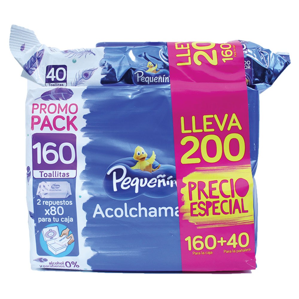 TOALLAS HUM ACOLCHADA PEQUEÑIN*160U+40U