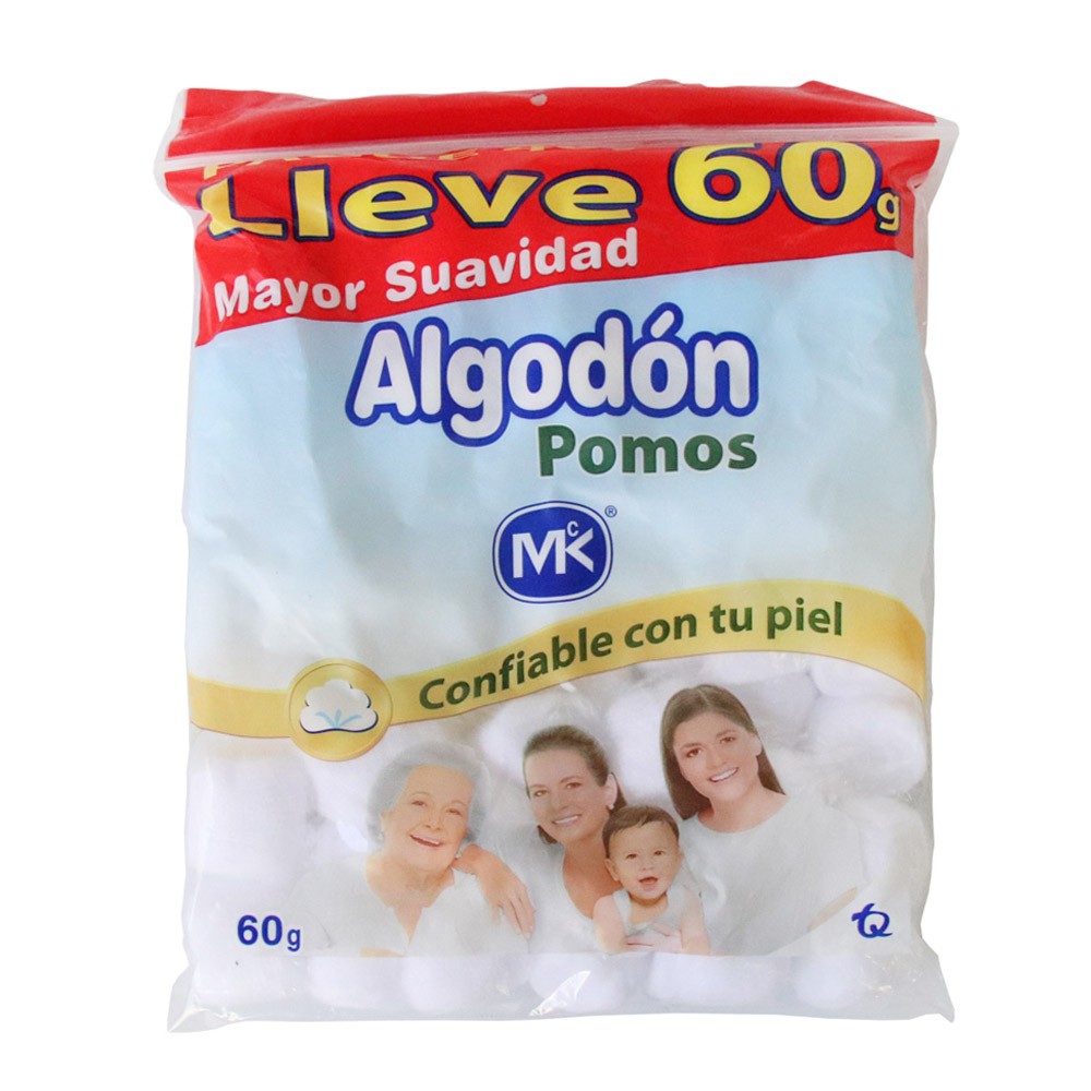 ALGODÓN MK POMOS 40G GTS 20G
