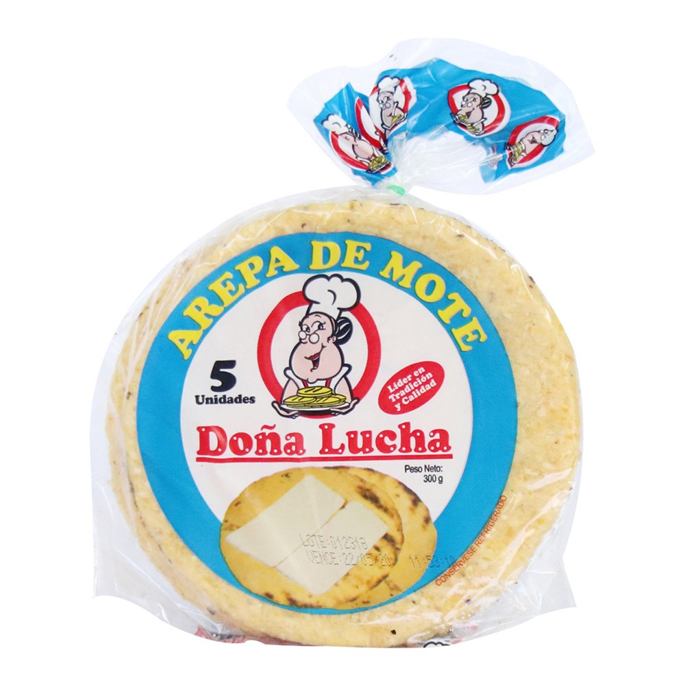 AREPA DE MOTE DOÑA LUCHA x 300GR