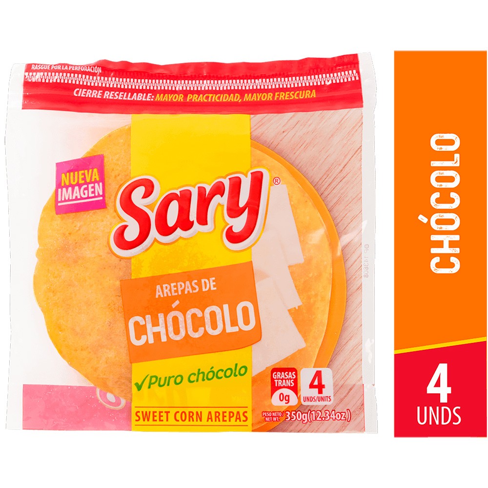 AREPA DE CHOCOLO SARY *350GR