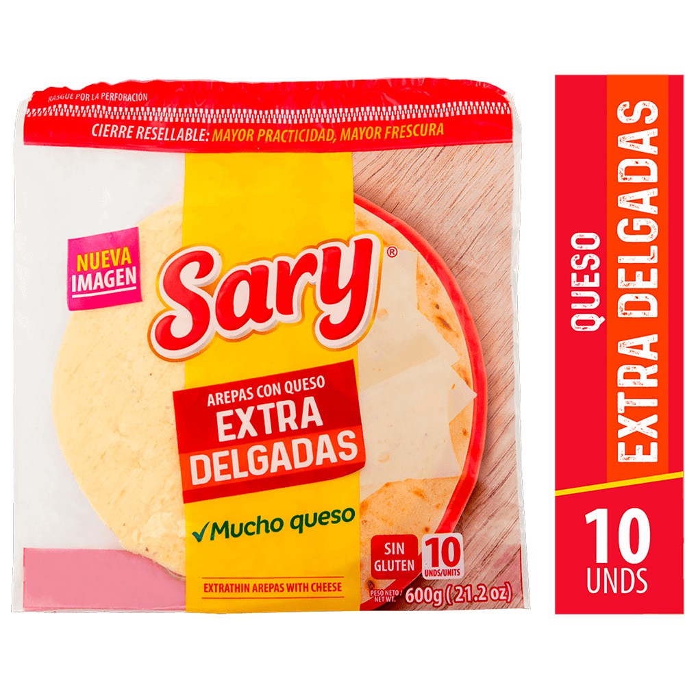 AREPA DE QUESO E/DELG SARY x 600GR